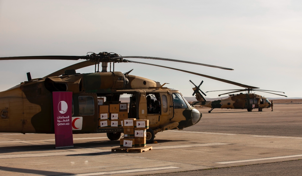 Qatar Launches Air Bridge from Jordan to Deliver Medical Supplies to Gaza